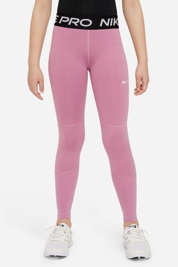 Nike Pink Performance High Waisted Pro Leggings
