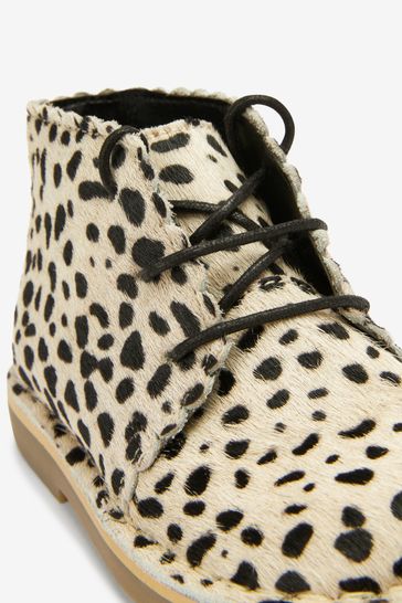 Animal print desert boots online