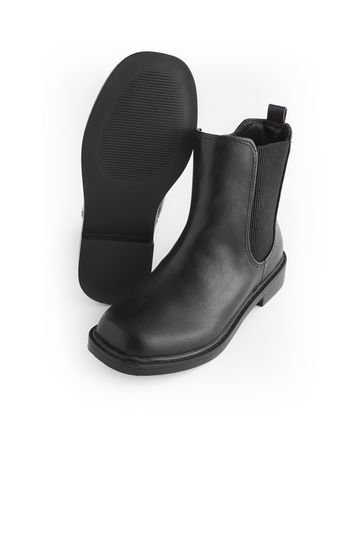 Black square boots online