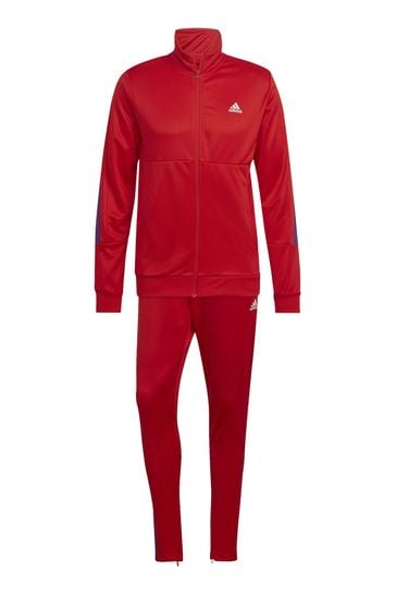 Adidas red on sale track