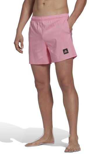 adidas Pink Solid Swim Shorts