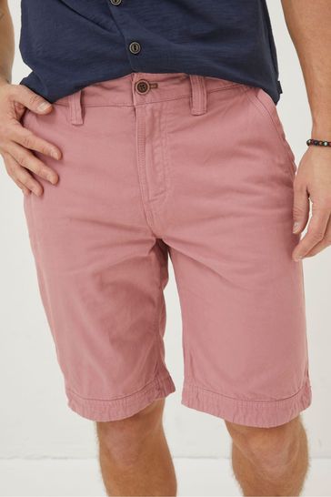 FatFace Pink Cove Flat Front Shorts