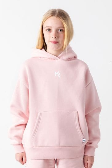 Miss Kick Girls Pale Pink Beth Print Hoodie