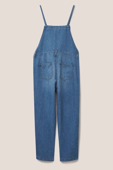 Cotton linen on sale dungarees