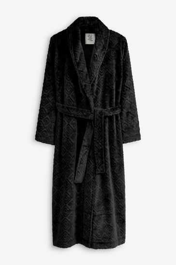 Next black hot sale dressing gown