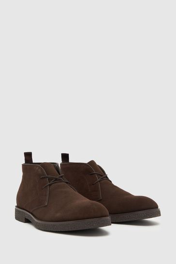 Buy Schuh Darius Suede Desert Boots from Next Luxembourg