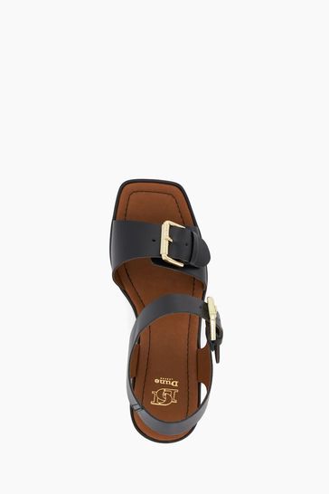 Buy Dune London Jenies Black Buckle Platform Sandals from Next