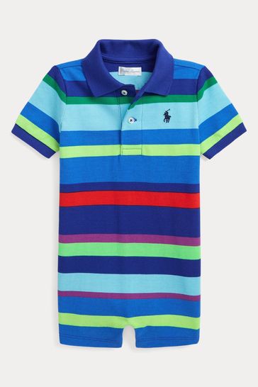 Polo ralph best sale lauren baby romper