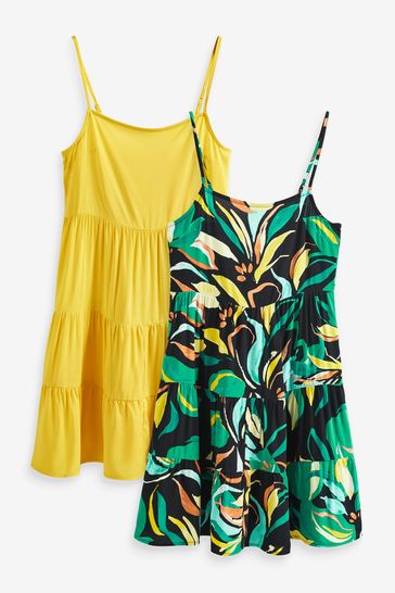 Dress yellow and black shop