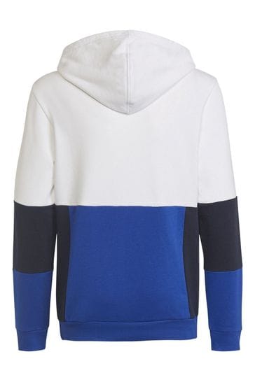 Blue and 2025 white hoodie