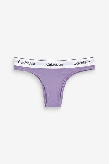 Buy Calvin Klein Purple Modern Cotton Brazilian Knickers from Next