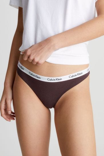 Buy Calvin Klein Purple Carousel Thong from Next Luxembourg