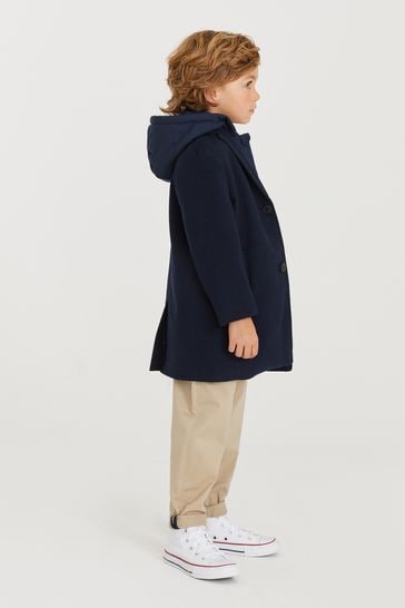 Buy Baker by Ted Baker Navy Smart Coat from Next Luxembourg