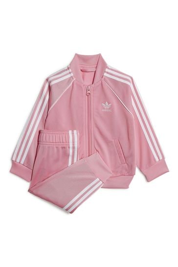 Buy adidas Originals Infant Pink Adicolor SST Tracksuit from Next USA