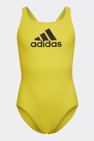 adidas Yellow Badge Of Sports Swimsuit