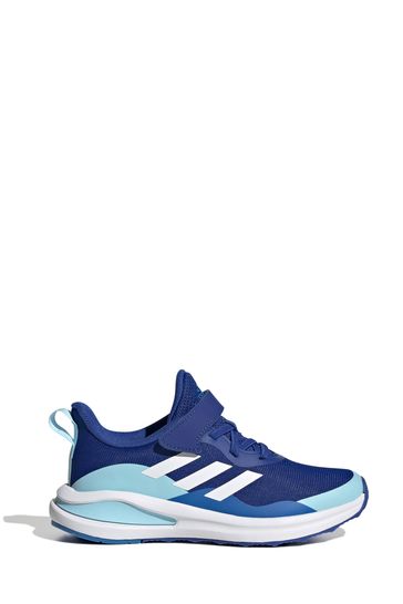 adidas Multi/Navy adidas Kids FortaRun Sport Running Elastic Lace and Top Strap Trainers