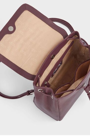 Buy Osprey London Red The Megan Leather Rucksack Bag from Next