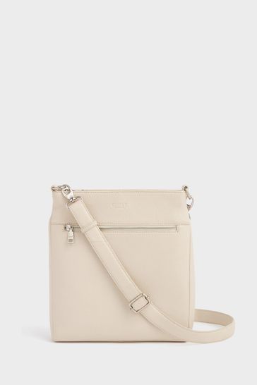 OSPREY LONDON The Ellie Leather Cross-Body Shoulder Bag