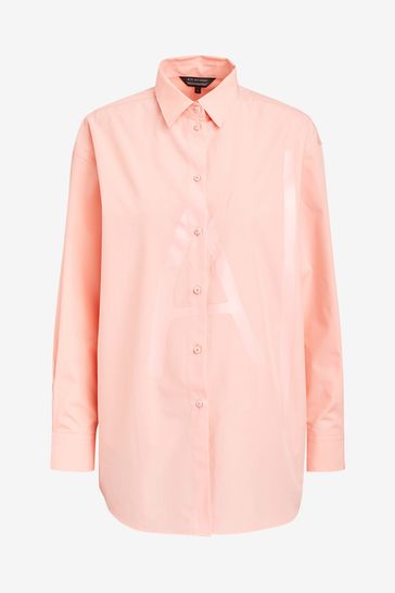 Armani pink shirt top