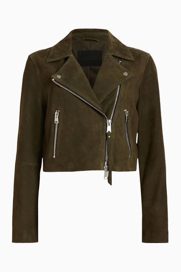 All saints dalby suede jacket sale