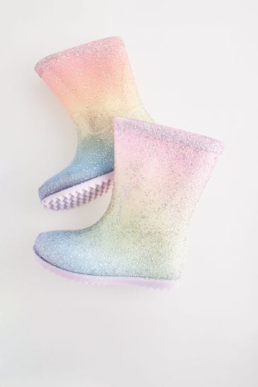 Rainbow glitter rain boots new arrivals