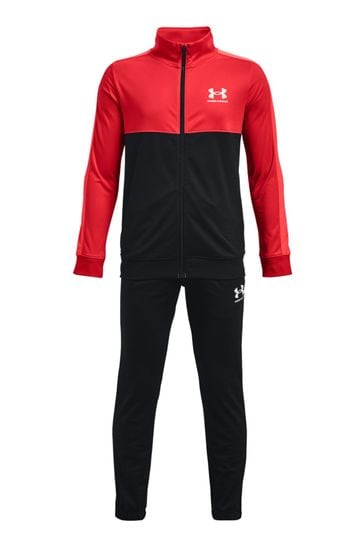 Under Armour Youth Colourblock Knit Black Tracksuit