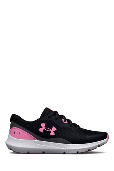 Under Armour Youth GGS Surge 3 Black Trainers