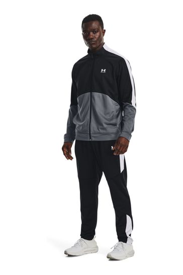 Buy Under Armour Black Tricot Joggers from Next Luxembourg