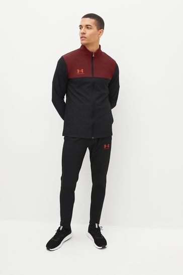 Under Armour Black/Red Challenger Football Tracksuit