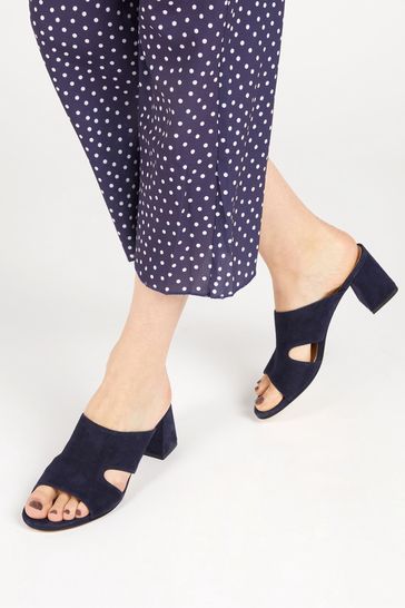 Buy Jones Bootmaker Kennedi Leather Heeled Mule Sandals from Next