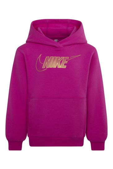 Pink and gold nike hoodie new arrivals