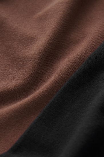 Black and shop brown leggings