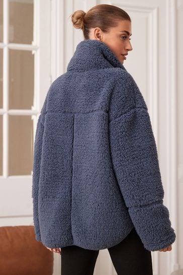 Funnel neck fleece shop