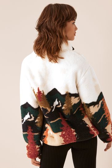 Half fleece top