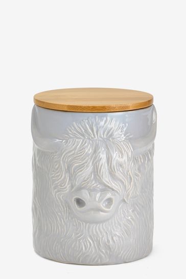 Grey biscuit jar shop