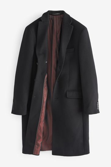 Tommy hilfiger italian wool topcoat hotsell