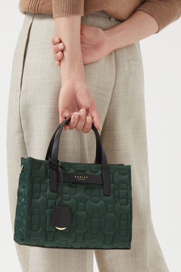 Buy Radley London Green Finsbury Park Flower Quilt Medium Ziptop