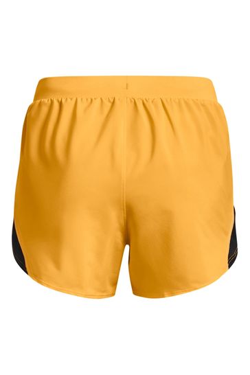 Under armour yellow shorts hotsell