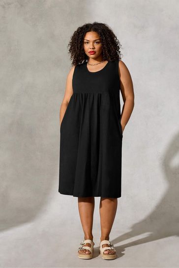 Black plain clearance dress