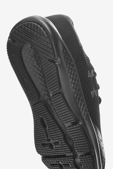 All black under armour shoes womens discount