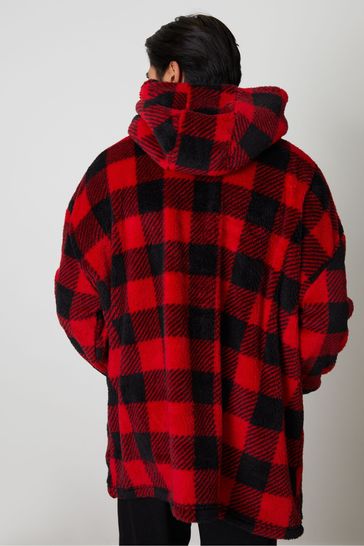 Borg oversized hoodie hot sale