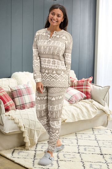 Cotton on sale waffle pajamas