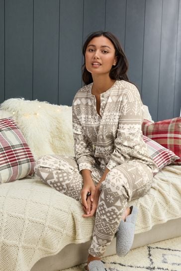 Waffle cotton pajamas hotsell