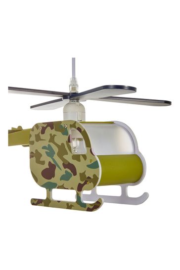 glow Green Helicopter Pendant Ceiling Light Lamp