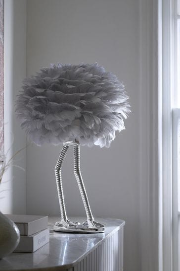 Lipsy Chrome Odette Table Lamp