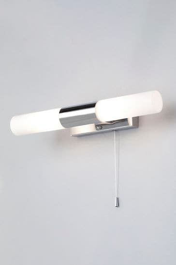 BHS Silver Aries Helsinki Bathroom Wall Light