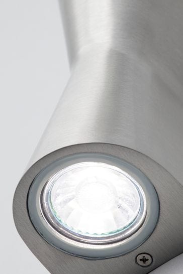 BHS Silver Skye Double Cone Wall Light