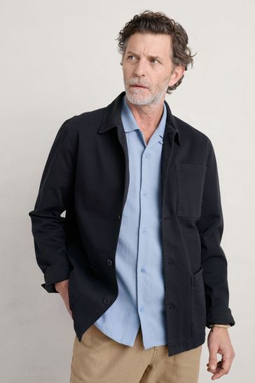 Mens navy discount canvas jacket