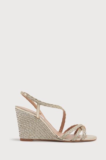 LK Bennett Sheila Rope Wedge Sandals