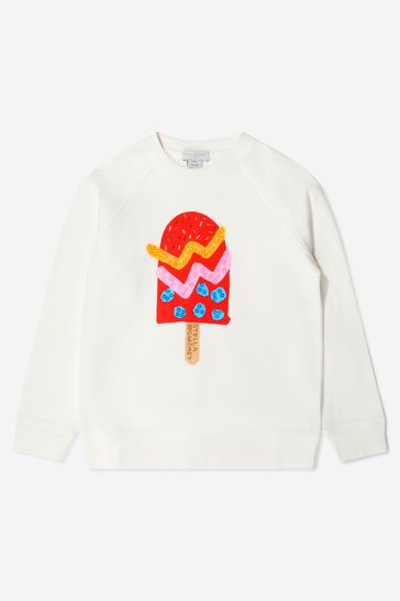 Girls Cotton Lolly Print Sweatshirt